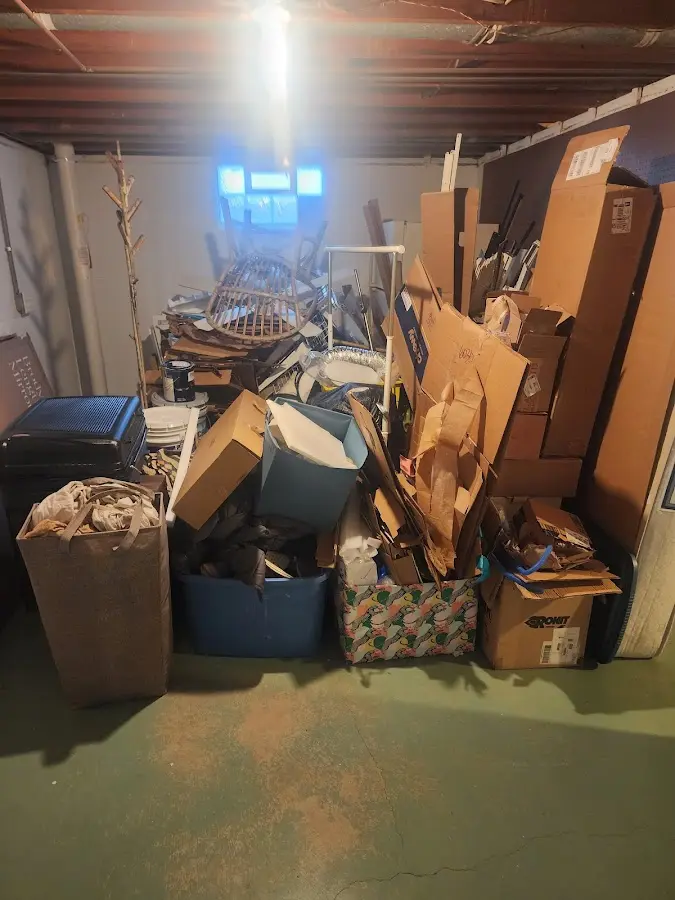 Roll-off dumpster container at job site for Yard Waste Dumpster Rental in Kirtland AFB